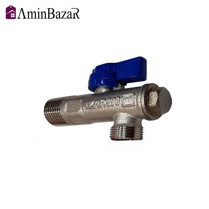 شیر پیسوار آذر سایز 3/8 اینچ آب سرد
